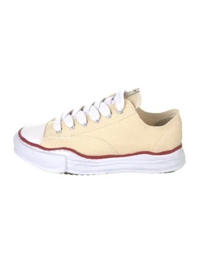 Pre-owned Miharayasuhiro Canvas Sneakers In Neutrals