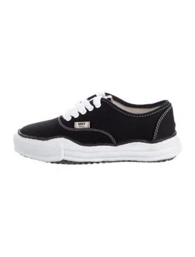 Pre-owned Miharayasuhiro Canvas Sneakers W/ Tags In Black/white