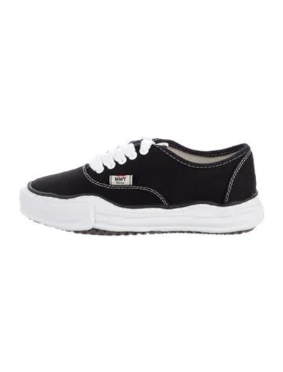 Pre-owned Miharayasuhiro Canvas Sneakers W/ Tags In Black/white