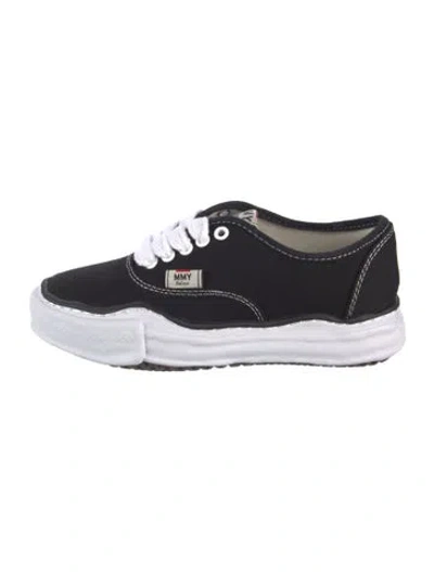 Pre-owned Miharayasuhiro Canvas Sneakers W/ Tags In Black/white