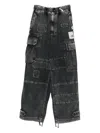 Miharayasuhiro Cargo-pockets Track Pants In Gray