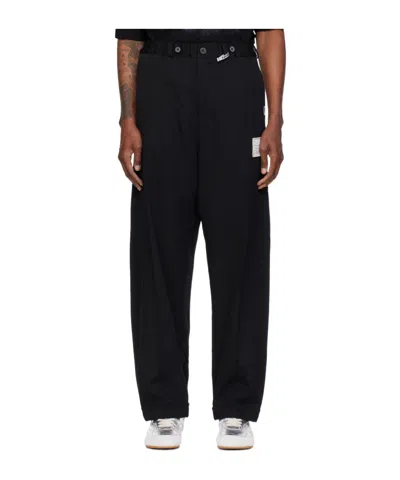 Miharayasuhiro Casual Trousers With Belt Loops In Black