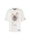 Miharayasuhiro 'cat' Studs T-shirt In White