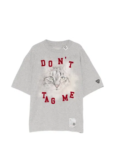 Miharayasuhiro Cat-print T-shirt In White