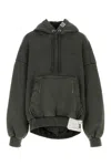 Miharayasuhiro Maison Mihara Yasuhiro Charcoal Cotton Oversize Sweatshirt