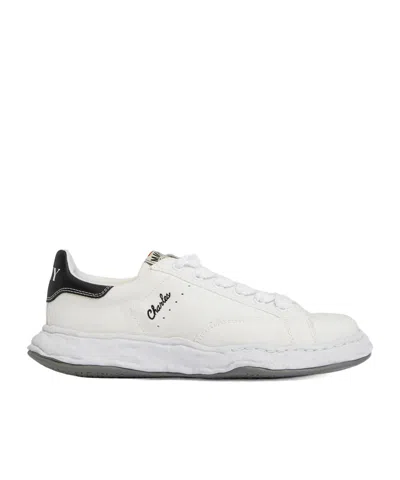 Miharayasuhiro Charles Lace-up Canvas Sneakers In White