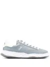 Miharayasuhiro Charles Lace-up Leather Sneakers In Blue