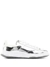 Miharayasuhiro Charles Lace-up Metallic Sneakers In Metallic