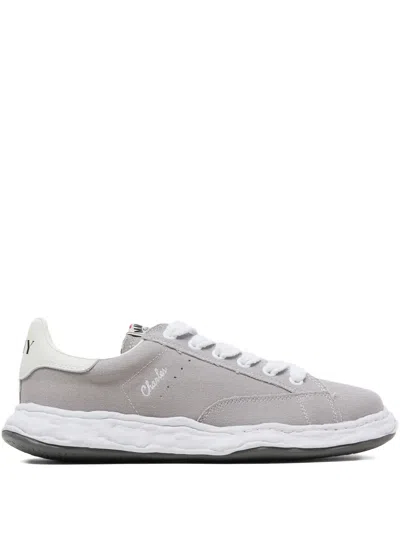 Miharayasuhiro Charles Logo Sneakers In Gray