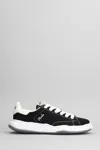 MIHARAYASUHIRO CHARLES SNEAKERS IN BLACK COTTON