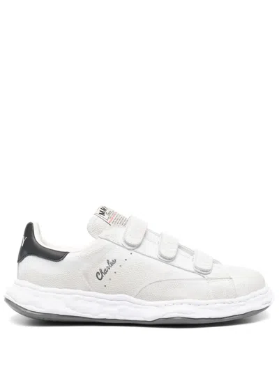 Miharayasuhiro Charles Touch-strap Sneakers In White