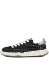Miharayasuhiro Charles Studded Sneakers In Black