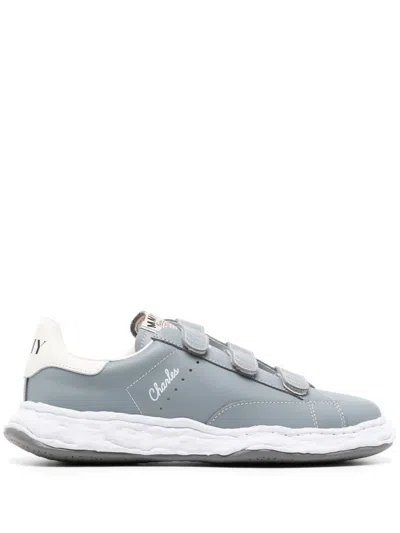 Miharayasuhiro Charles Touch-strap Sneakers In Blue