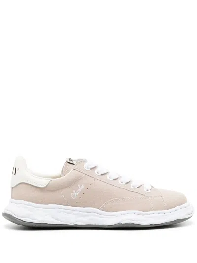 Miharayasuhiro Charles Touch-strap Sneakers In Neutrals