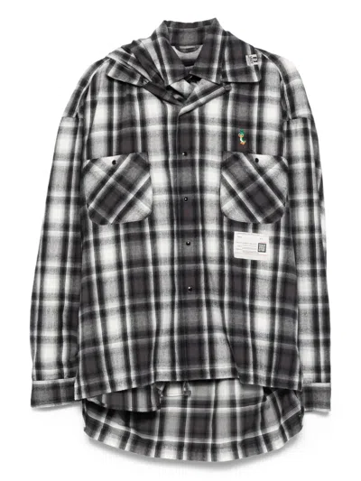 MIHARAYASUHIRO CHECKED OVERSHIRT