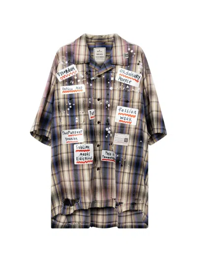Miharayasuhiro Checked Shirt In Multi