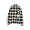 Miharayasuhiro Check-pattern Distressed-effect Shirt In Black