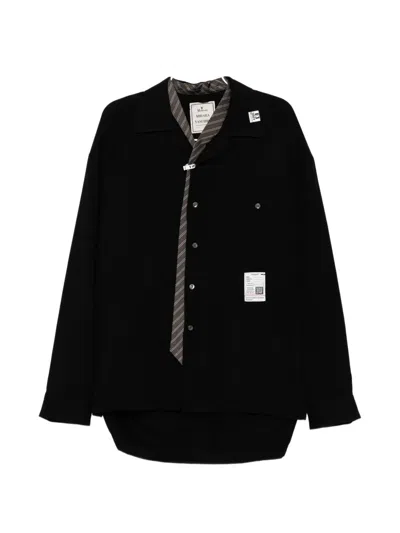 Miharayasuhiro Chest Pocket Shirt In Black
