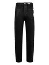 Miharayasuhiro Coated Jeans In Black