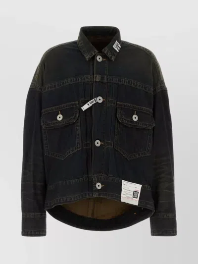 MIHARAYASUHIRO COLLARED NECK CHEST POCKETS CONTRAST STITCHING