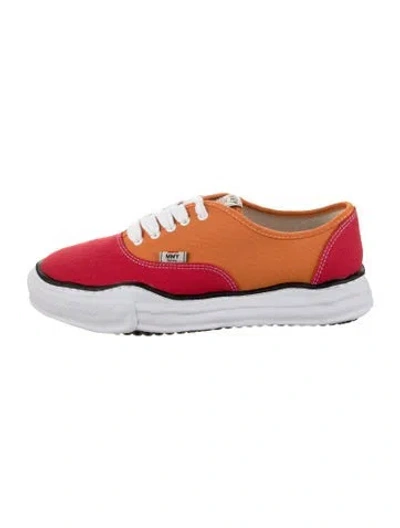 Pre-owned Miharayasuhiro Colorblock Pattern Sneakers In Multi