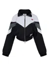 Miharayasuhiro Colour-block Cropped Jacket In Black