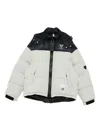 Miharayasuhiro Colour-blocked Padded Coat In Gray