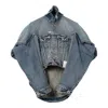 Miharayasuhiro Combinated Denim Jacket In Blue