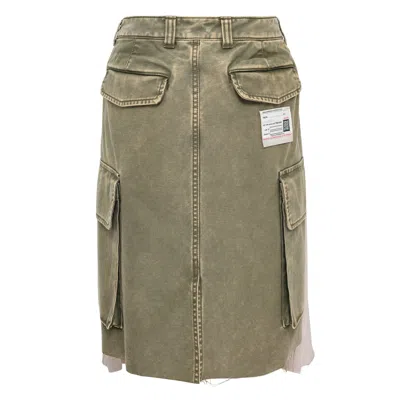 Miharayasuhiro Combined Pleats Skirt