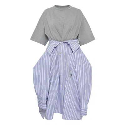 Miharayasuhiro Combined Tee X Shirts Dress In Multi