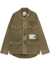 Miharayasuhiro Cotton Shirt Jacket In Green