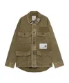 Miharayasuhiro Cotton Shirt Jacket In Green