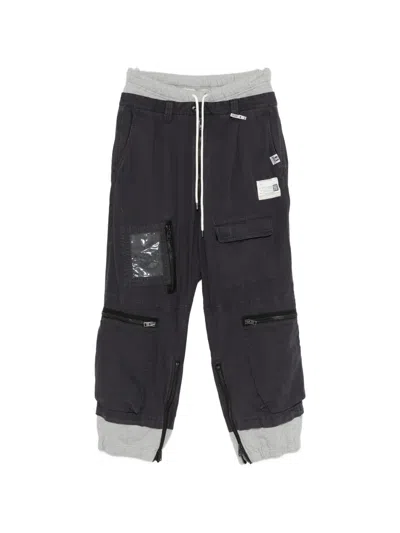 Miharayasuhiro Cotton Trousers In Black