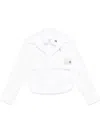 Miharayasuhiro Cropped Shirt In White
