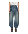 Miharayasuhiro Cut-out Pocket Jeans In Blue