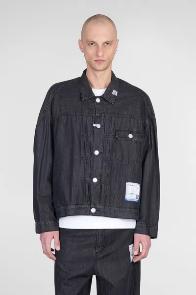 Miharayasuhiro Denim Jackets In Black Cotton