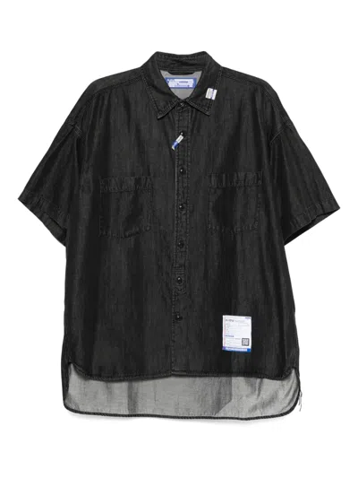 Miharayasuhiro Denim Shirt In Black