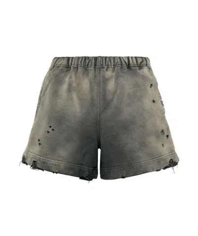 Miharayasuhiro Maison Mihara Yasuhiro Sunfaded Short Pants In Black