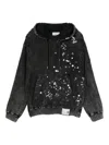 Miharayasuhiro Jeansjacke Im Distressed-look In Black
