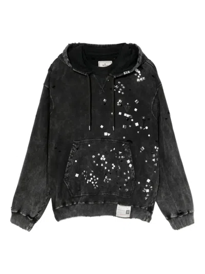 Miharayasuhiro Jeansjacke Im Distressed-look In Black