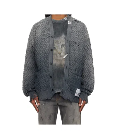 Miharayasuhiro Long-sleeved Sweater In Black