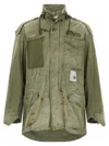 Miharayasuhiro Distressed Field Puffer Jackets Green In Green