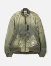 Miharayasuhiro Aged Flight Jacket In Green