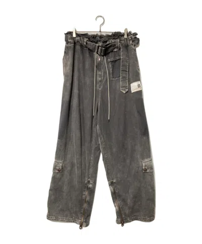 Miharayasuhiro Distressed Flight Pants In Gray