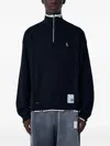 Miharayasuhiro Maison Mihara Yasuhiro Men Distressed Sweater In Black