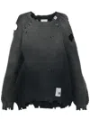 Miharayasuhiro Distressed Sweater In Black