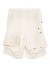 Miharayasuhiro Joggingshorts Im Distressed-look