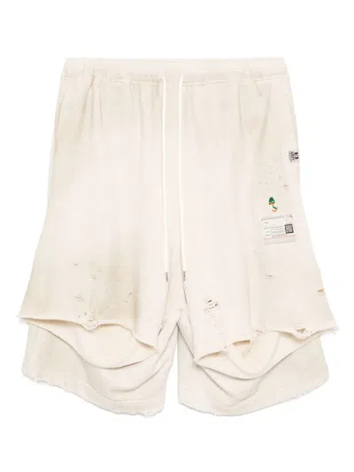 Miharayasuhiro Joggingshorts Im Distressed-look