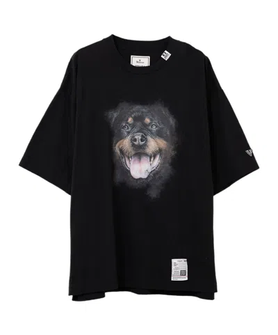 MIHARAYASUHIRO DOG-PRINT T-SHIRT