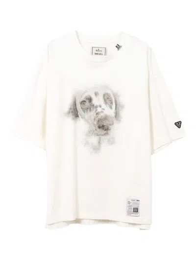 Miharayasuhiro Maison Mihara Yasuhiro Round Neck T-shirt In White
